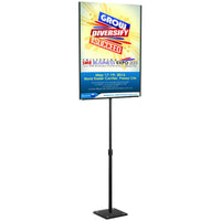 11" x 17" LIGHTWEIGHT COUNTERTOP PEDESTAL DISPLAY - SINGLE SIDED