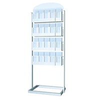 BROCHURE HOLDER FLOOR STAND (DISPLAYS UP TO 40 PAMPHLETS)