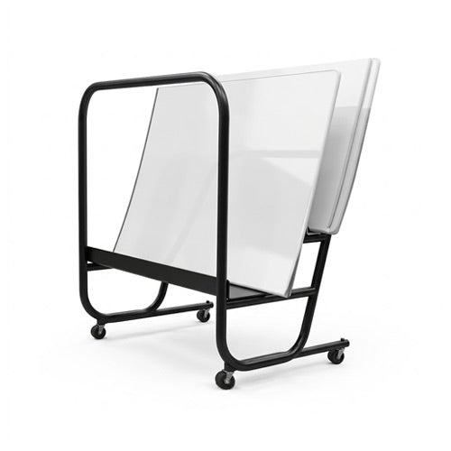 Roundabout Double Tier Art Bin with Wheels | Display 50-75 Art Prints Up to 40" x 60" in Size