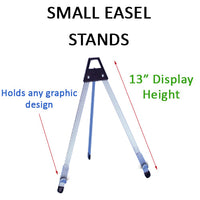 Aluminum Countertop Easels (13" Display Height)