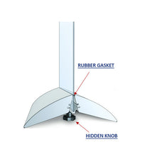 HIDDEN KNOB TIGHTENS / OPENS YOUR 14" WIDE POSTER BOARD