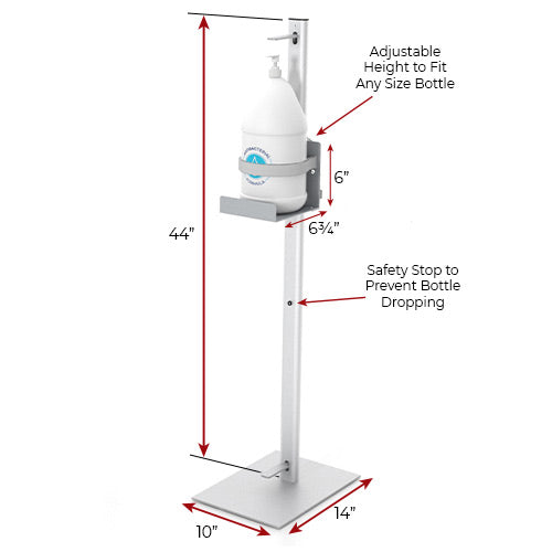 Hand Sanitizer Gallon Pump Stand 