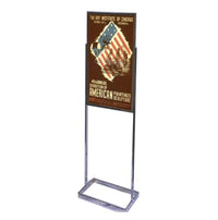 Heavy Duty Economy Sign Holder with Tubular Base (14x22)