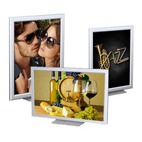 Light Weight Aluminum CounterTop Frame Display 