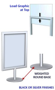 Light Weight Table Top Poster Displays CounterTop Display