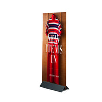 48" WIDE MODERN MOUNT POSTER DISPLAY (SHOWN in BLACK)