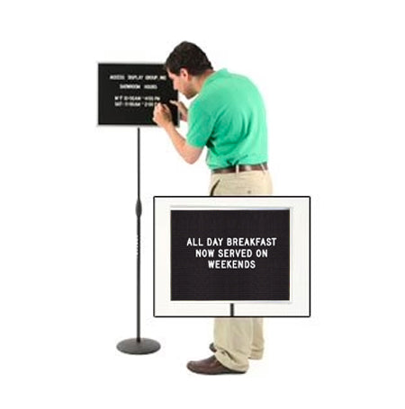 Telescoping Letterboard 20 x 15 Sign Stand