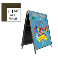 A-Frame 36x72 Sign Holder | Snap Frame 1 1/4" Wide