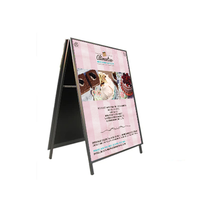A-Frame 36x60 Sign Holder | with SECURITY SCREWS on Snap Frame 1 1/4" Wide