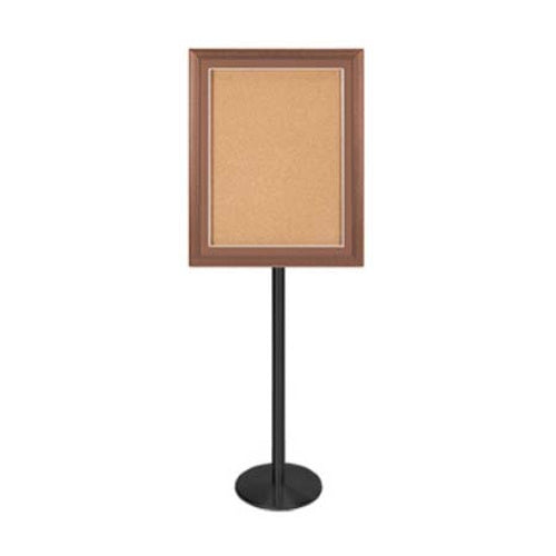 Designer Wood 18 x 24 Bulletin Board Free-Standing (One Sided)
