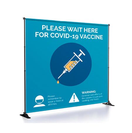 SUPER SIZED Large Banner Stands (Adjustable Width 30" to 48")