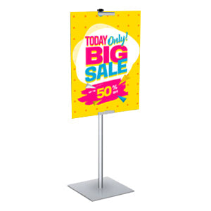 Tabletop Sign Stands (Single Sided) - Poster Bracket Display