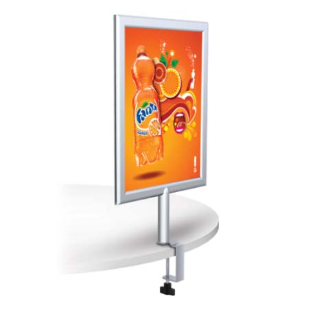 Clamp-On Poster Displays CounterTop SignHolder Display (11" x 14")