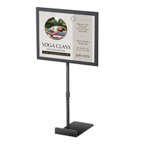 7 x 11 Lightweight Countertop Pedestal Displays - Adjustable Height Stand