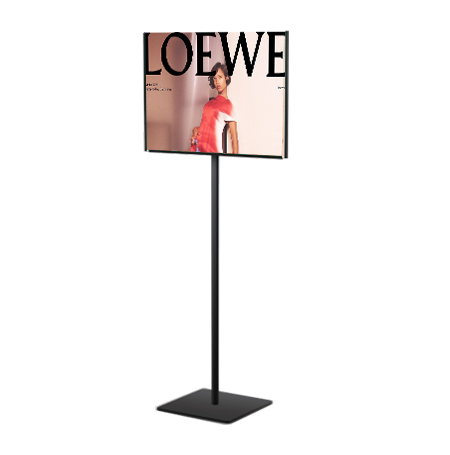 11 x 14 Lightweight Countertop Pedestal Sign Stand, Single-Sided with Fixed Height Post 18"