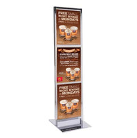 3-Tier Poster Display Floorstand (22x28)