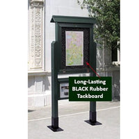 ECO-Design 28x20 Outdoor Freestanding Mid-Range Information Message Boards, Single Sided - Landscape