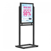 Outdoor Weather Warrior Sign Holder Stand 22x28 | Super Heavy-Duty for Posters and Signs